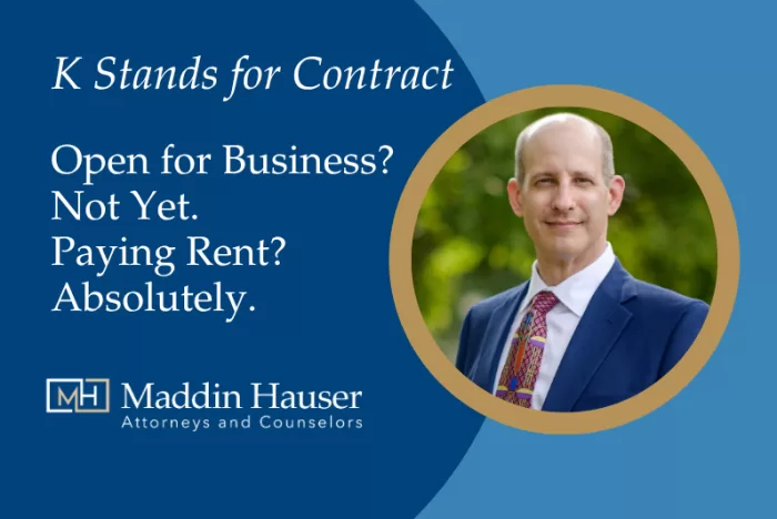 Featured image for video entitled "Open for Business? Not Yet. Paying Rent? Absolutely."