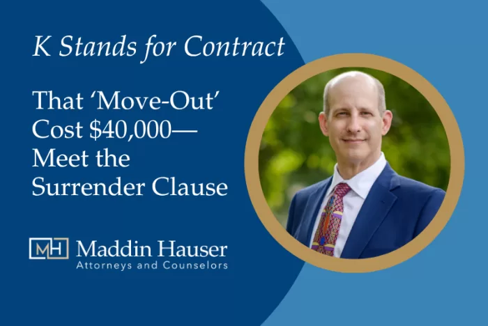 Surrender clause video featured image.