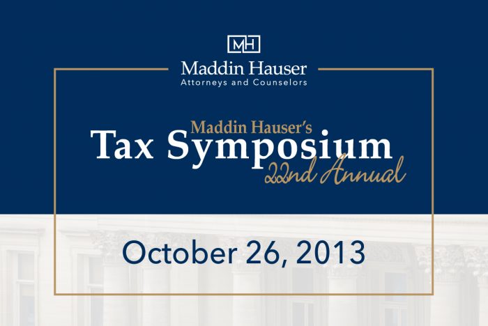 22nd Tax Symposium