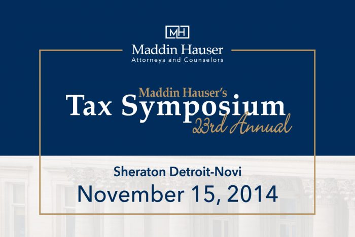 23rd Tax Symposium