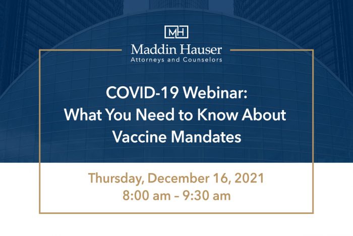 COVID-19 Webinar: What You Need to Know About Vaccine Mandates