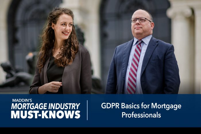 GDPR Basics for Mortgage Professionals