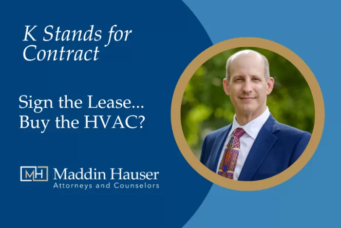 K Stands for Contract - HVAC Video Featured Image