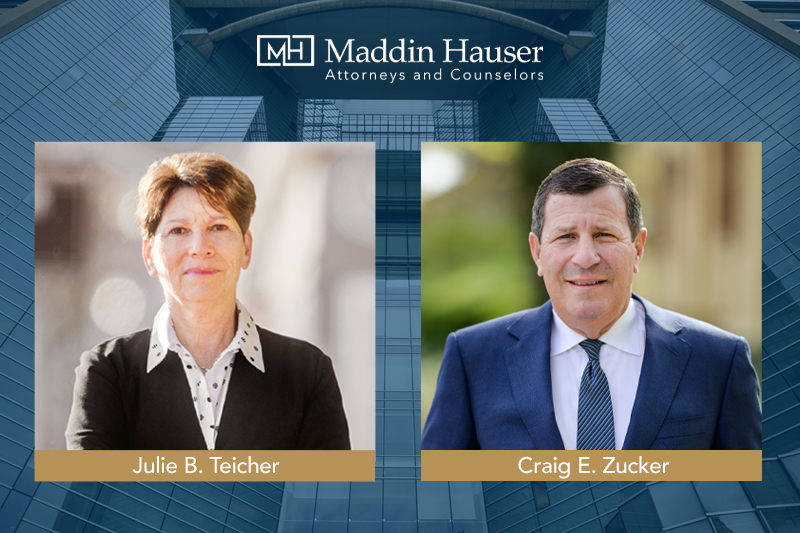 Shareholders Julie Teicher and Craig Zucker Selected to Lead Bankruptcy ...