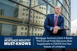 Mortgage Servicers Catch A Break