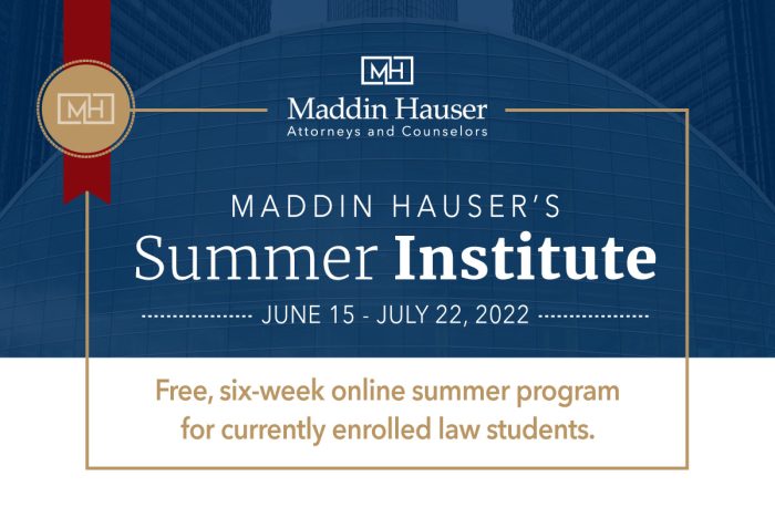 Maddin Hauser’s 2022 Summer Institute
