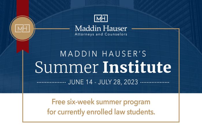 Maddin Hauser’s 2023 Summer Institute